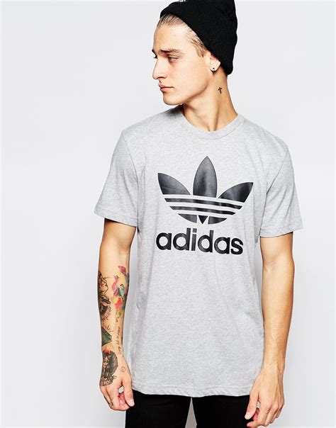 gray adidas t shirt